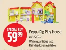Canadian Tire Peppa Pig Play House offer