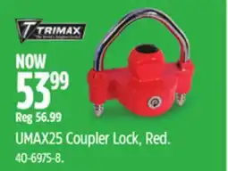 Canadian Tire Trimax UMAX25 Coupler Lock, Red offer