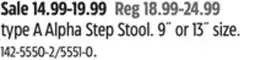 Canadian Tire type A Alpha Step Stool offer