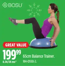 Canadian Tire Bosu 65cm Balance Trainer offer