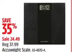 Canadian Tire Accuweight Scale offer