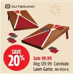 Canadian Tire Outbound Cornhole Lawn Game offer