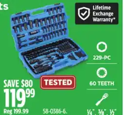 Canadian Tire Mastercraft Socket Set offer