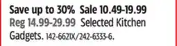 Canadian Tire Selected Kitchen Gadgets offer