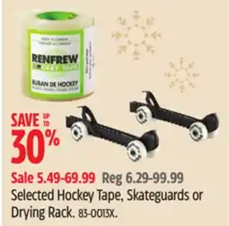 Canadian Tire Renfrew Selected Hockey Tape, Skateguards or Drying Rack offer