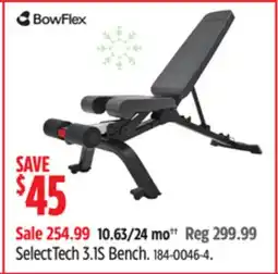 Canadian Tire SelectTech 3.1S Bench offer