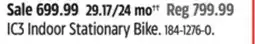 Canadian Tire IC3 Indoor Stationary Bike offer