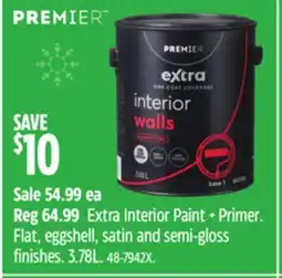 Canadian Tire Extra Interior Paint + Primer offer