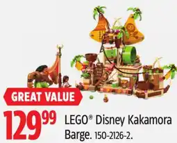 Canadian Tire LEGO Disney Kakamora Barge offer
