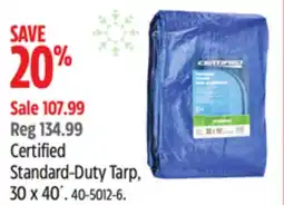 Canadian Tire Certified Standard-Duty Tarp, 30 x 40´ offer