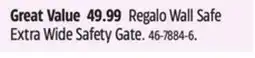 Canadian Tire Regalo Wall Safe Extra Wide Safety Gate offer