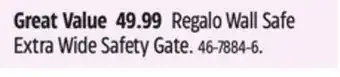 Canadian Tire Regalo Wall Safe Extra Wide Safety Gate offer