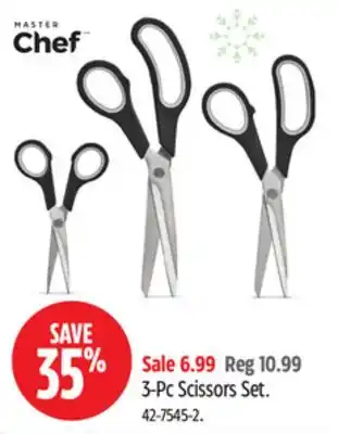 Canadian Tire MASTER Chef 3-Pc Scissors Set offer