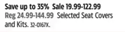 Canadian Tire AutoTrends Selected Seat Covers and Kits offer