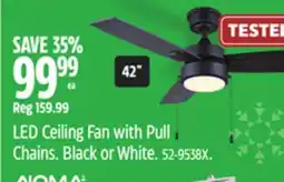 Canadian Tire Canarm LED Ceiling Fan with Pull Chains offer