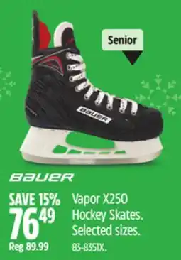 Canadian Tire Bauer Vapor X250 Hockey Skates offer