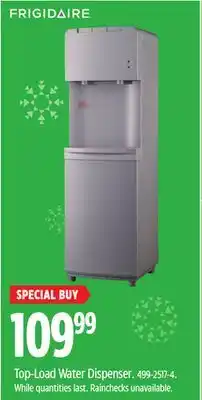 Canadian Tire Frigidaire Top-Load Water Dispenser offer