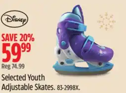 Canadian Tire Selected Youth Adjustable Skates offer
