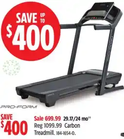 Canadian Tire Carbon Treadmill offer