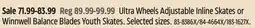 Canadian Tire Ultra Wheels Adjustable Inline Skates or Winnwell Balance Blades Youth Skates offer