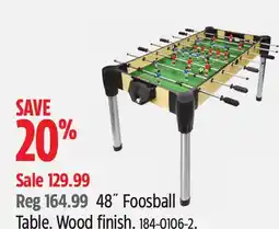 Canadian Tire 48 Foosball Table offer