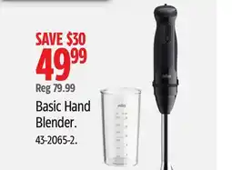 Canadian Tire BRAUN Basic Hand Blender offer