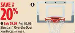 Canadian Tire Slam Jam Over-the-Door Mini Hoop offer