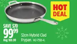 Canadian Tire PADERNO 32cm Hybrid Clad Frypan offer