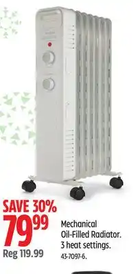 Canadian Tire Noma Mechanical Oil-Filled Radiator offer