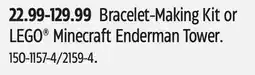 Canadian Tire Bracelet-Making Kit or LEGO Minecraft Enderman Tower offer