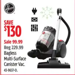 Canadian Tire Bagless Multi-Surface Canister Vac offer