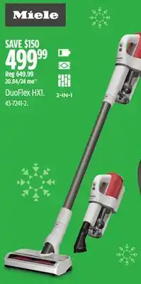 Canadian Tire Miele DuoFlex HX1 offer