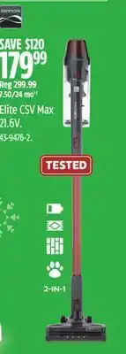 Canadian Tire Kenmore Elite CSV Max 21.6V offer