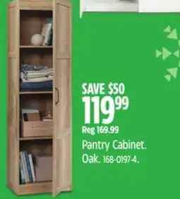 Canadian Tire Sauder Pantry Cabinet. Oak offer