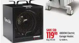 Canadian Tire Dyna-Glo 4800W Electric Garage Heater offer