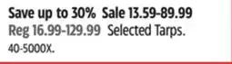 Canadian Tire Selected Tarps offer