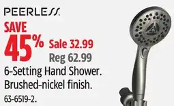 Canadian Tire Peerless 6-Setting Hand Shower offer