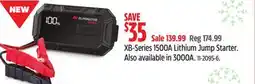Canadian Tire XB-Series 1500A Lithium Jump Starter offer