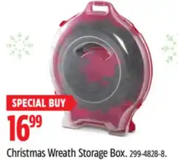 Canadian Tire Christmas Wreath Storage Box offer