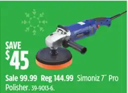 Canadian Tire Simoniz 7˝ Pro Polisher offer