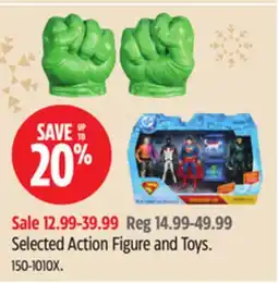 Canadian Tire Selected Action Figure and Toys offer