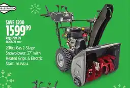 Canadian Tire Briggs & Stratton 206cc Gas 2-Stage Snowblower offer