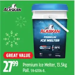 Canadian Tire Alaskan Premium Ice Melter, 13.5kg Pail offer