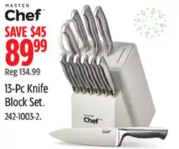 Canadian Tire 13-Pc Knife Block Set offer