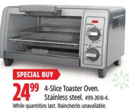 Canadian Tire 4-Slice Toaster Oven. Stainless steel offer