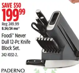 Canadian Tire Ninja Foodi Never Dull 12-Pc Knife Block Set offer