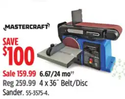 Canadian Tire 4 x 36˝ Belt/Disc Sander offer