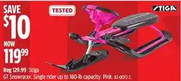 Canadian Tire Stiga GT Snowracer offer