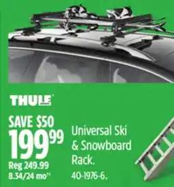 Canadian Tire Thule Universal Ski & Snowboard offer