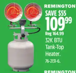 Canadian Tire Remington 32K BTU Tank-Top Heater offer